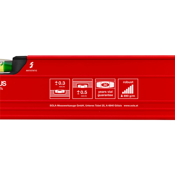 SOLA RED Spirit Levels