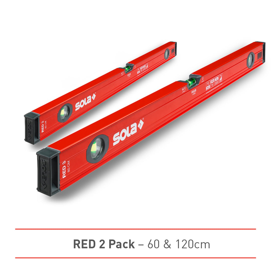 SOLA RED Spirit Levels