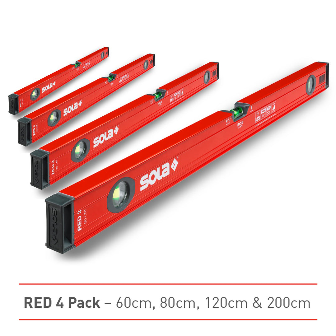 SOLA RED Spirit Levels