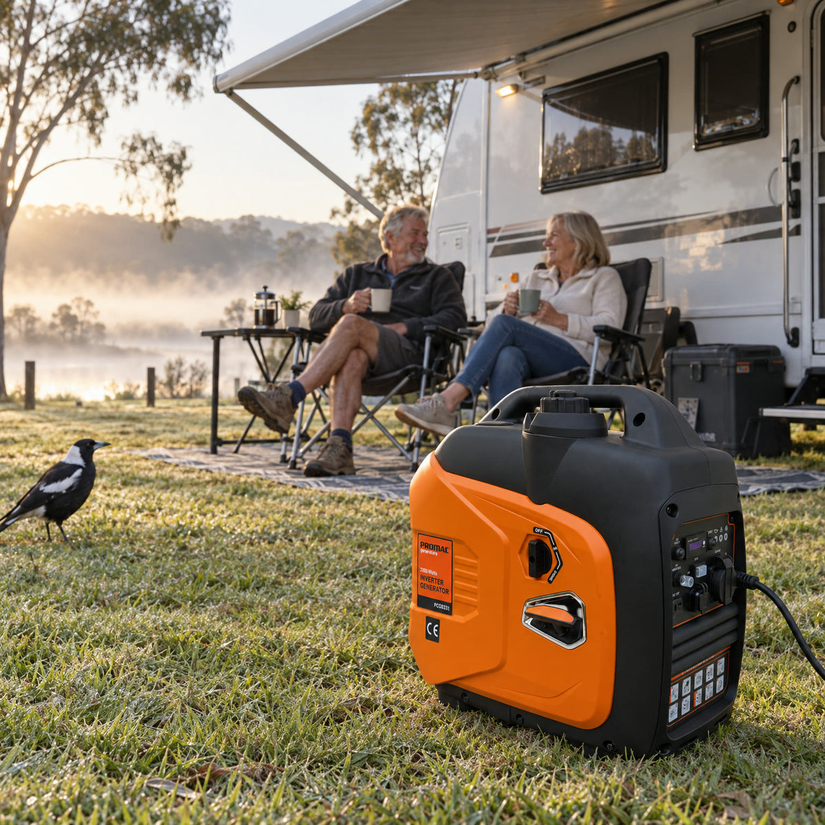 Quiet enough for the caravan park.