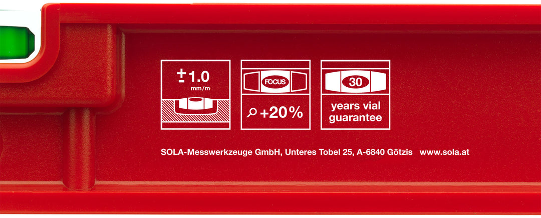 SOLA PF Plastic Spirit Levels