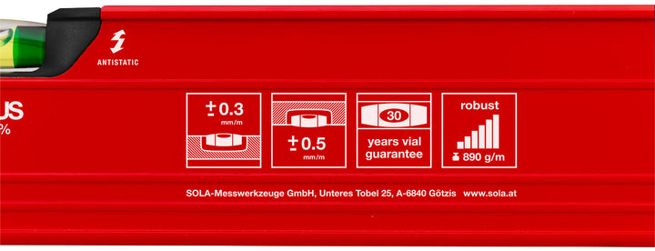 SOLA RED Spirit Levels